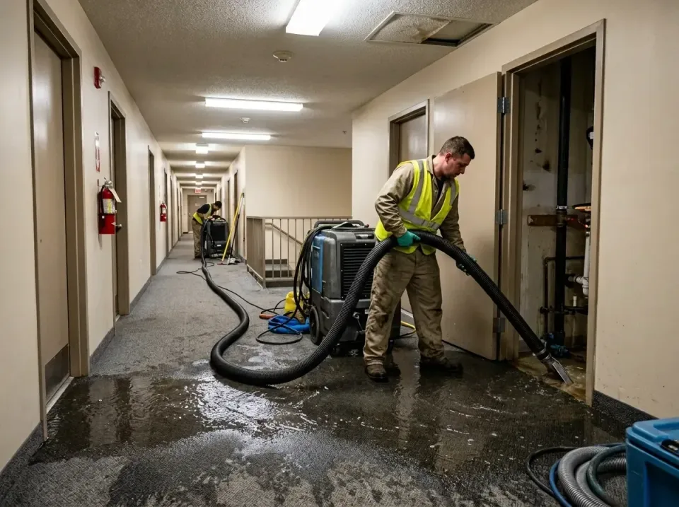 multi-unit-apartment-hallway-f-005 — frequently asked questions, Emergency Burst Pipe Water Extraction & Removal in Taylor L…